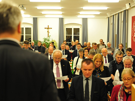 Evangelische Generalsynode im Dezember 2017 in Linz, ua. mit Bischof Bünker