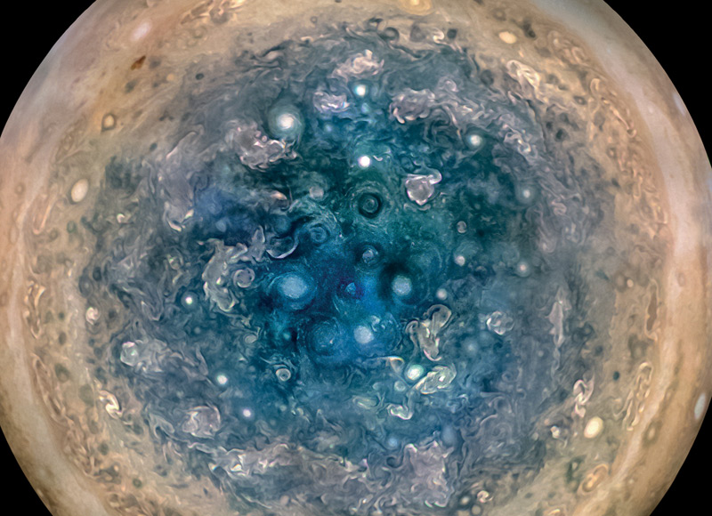 Der Südpol des Jupiters