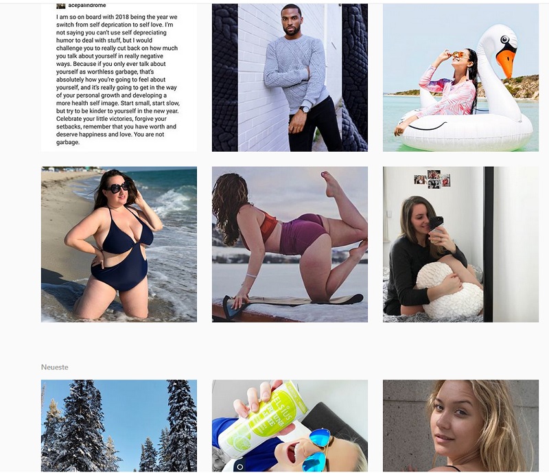 Die beliebtesten Bilder zum Thema "Bodypositive" auf Instagram