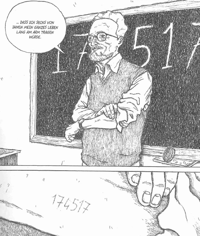 Szenen aus der Graphic Novel "Primo Levi"