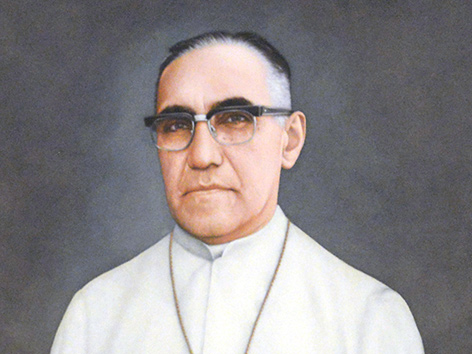 Wandgemälde von Monsignor Oscar Arnulfo Romero