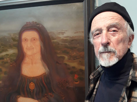 Arik Brauer Mona Lisa mit 80