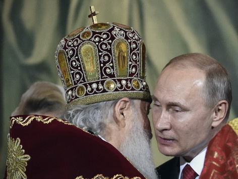 Patriarch Kirill und Putin