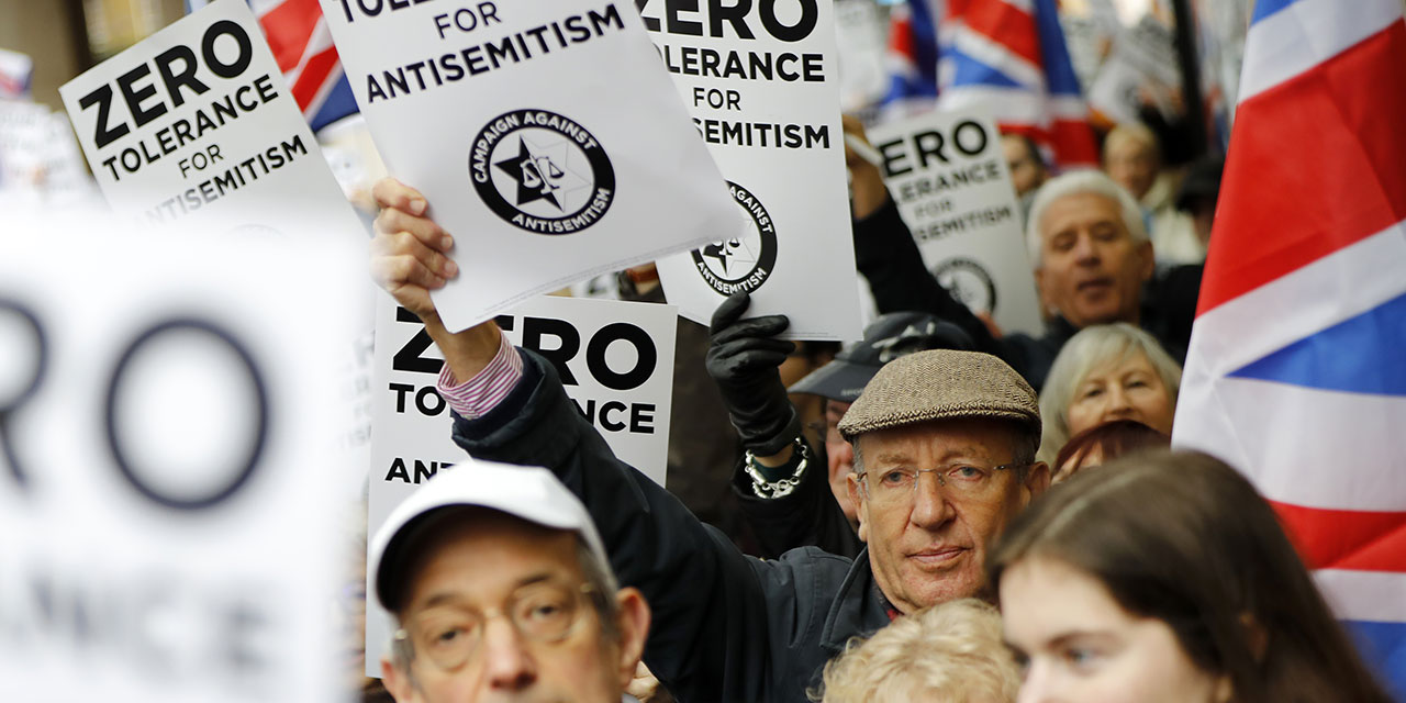Demonstration gegen Antisemitismus in der Labour-Partei