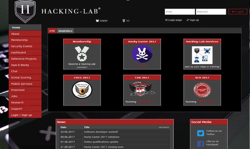 Screenshot Hacking Lab