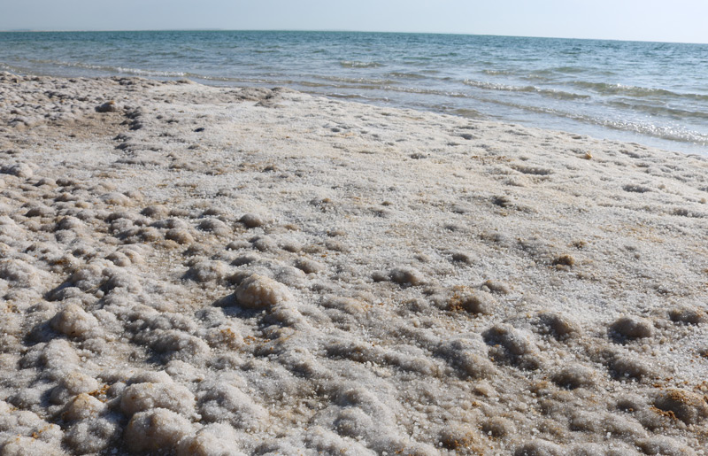Salz am Toten Meer