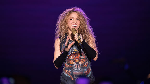 Shakira beim Auftakt ihrer Tournee in Hamburg
