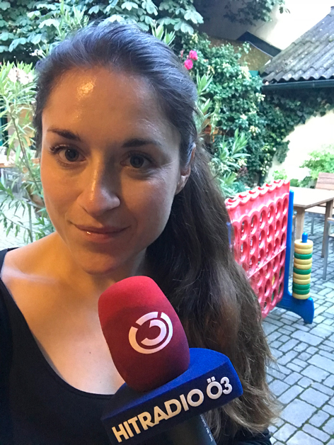 Ö3-Reporterin Veronika Kratochwil