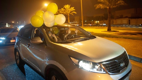 erste Autofahrt in Saudi-Arabien