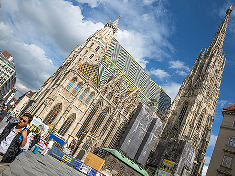 Der Stephansplatz mit dem Stephansdom