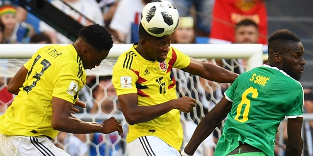 Fußball WM Kolumbien gegen Senegal