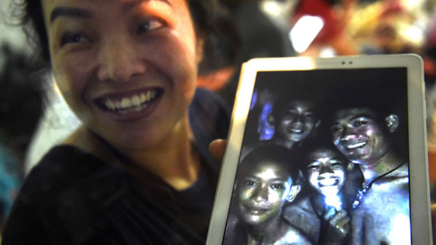 Freude nach Entdeckung der vermissten Jugendlichen in Thailand