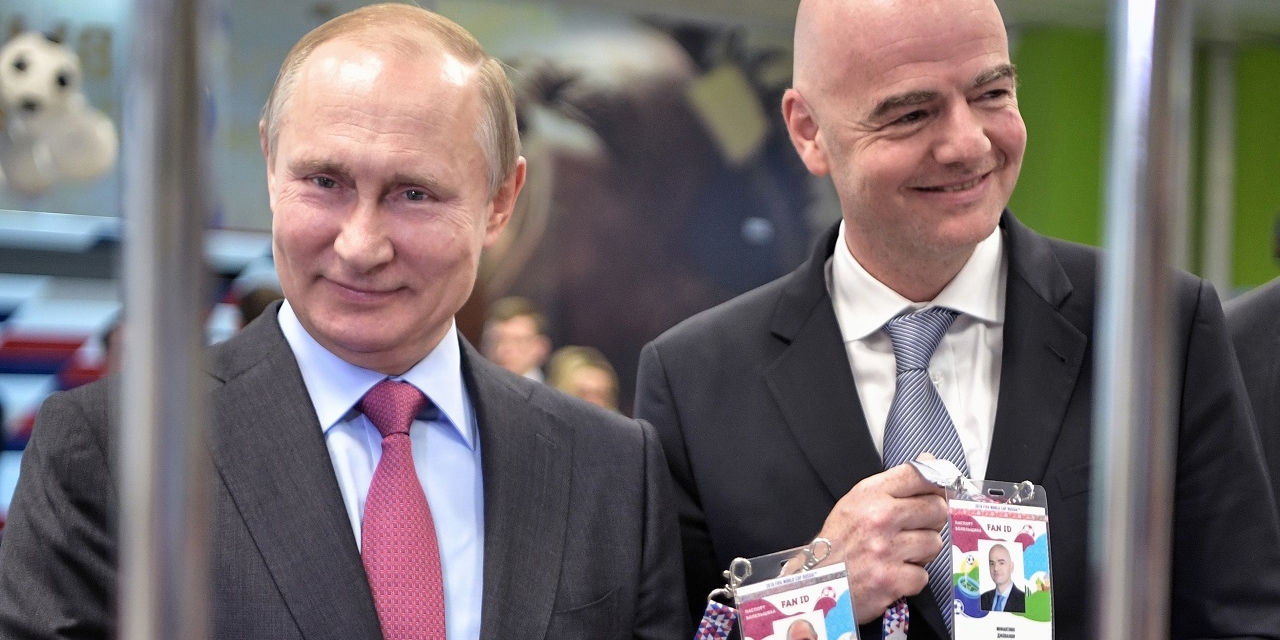Putin und FIFA-Chef Gianni Infantino