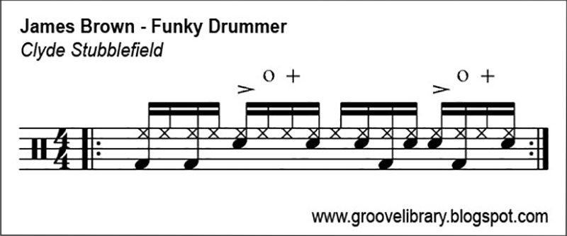Funky Drummer Noten