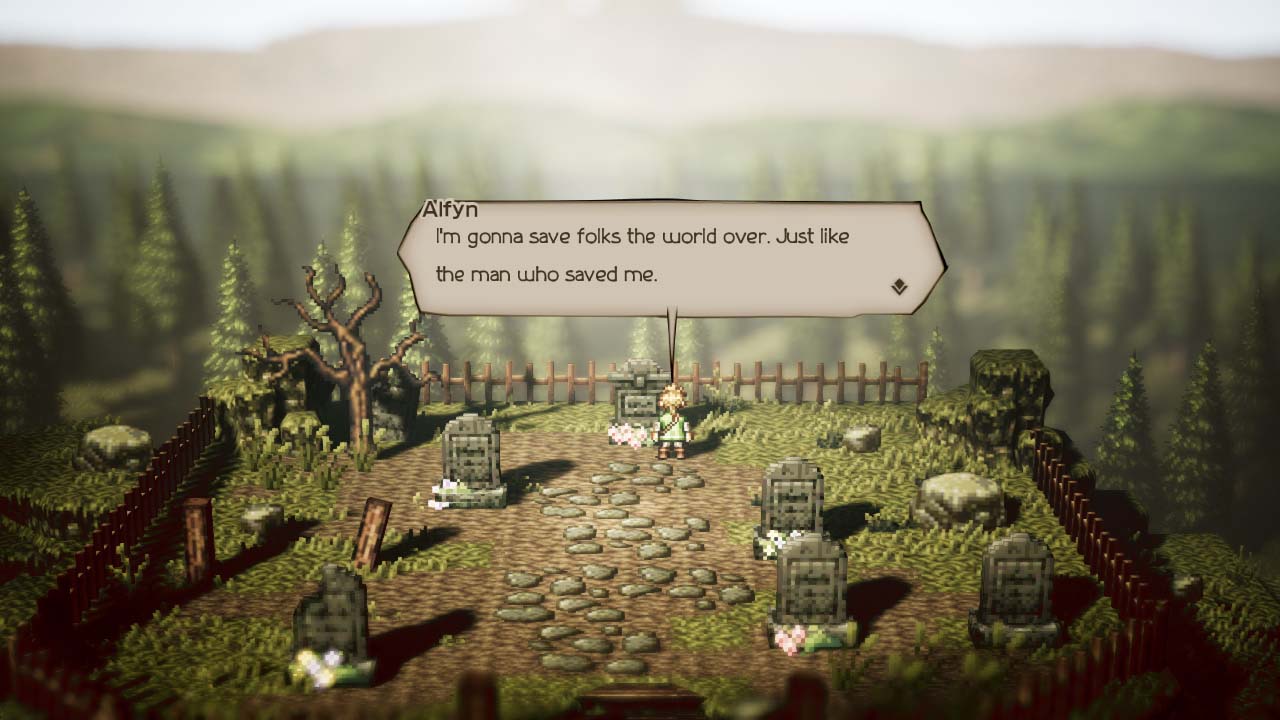 Screenshot aus dem Spiel Octopath Traveler