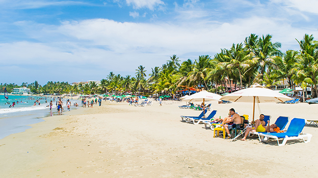 Strand in der Dominikanische Republik