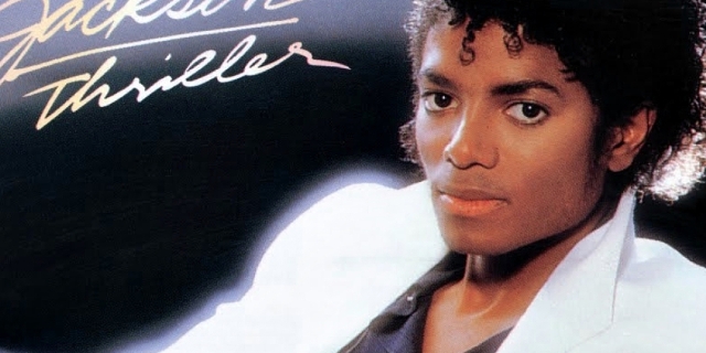 Cover von "Thriller" mit Michael Jackson
