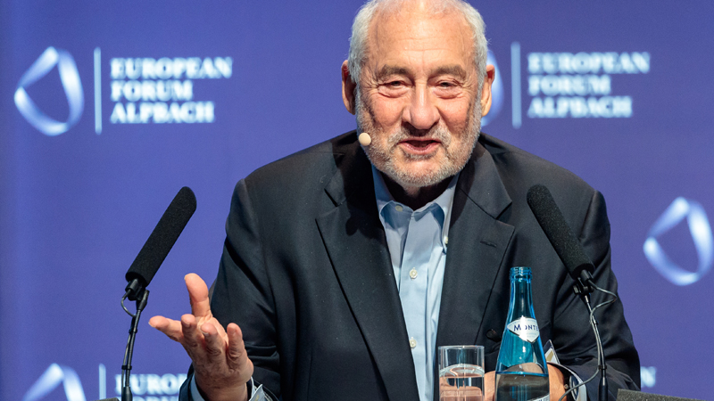 US-Ökonom Joseph Stiglitz warnt vor dem Virus der Falschinformation in Alpbach 2018
