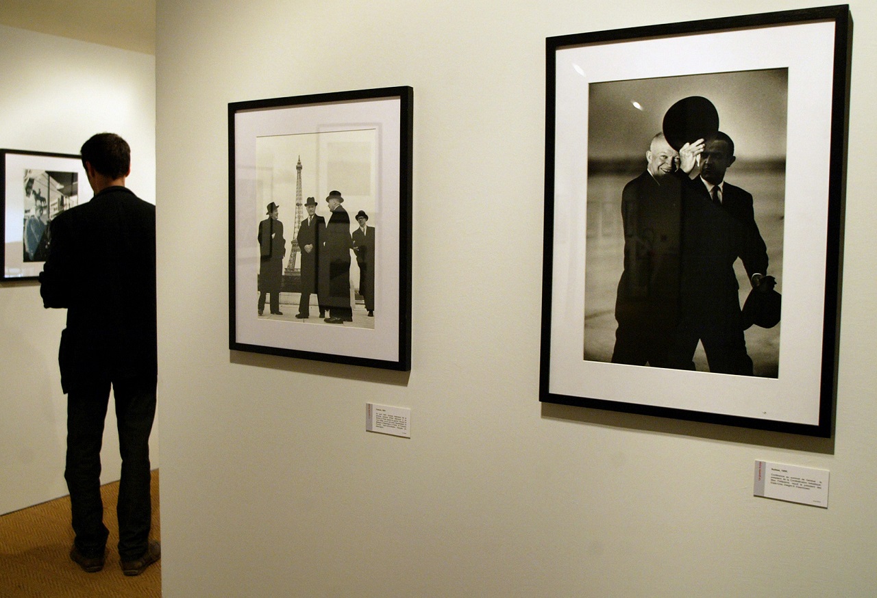 Erich Lessings Fotos in einer Ausstellung