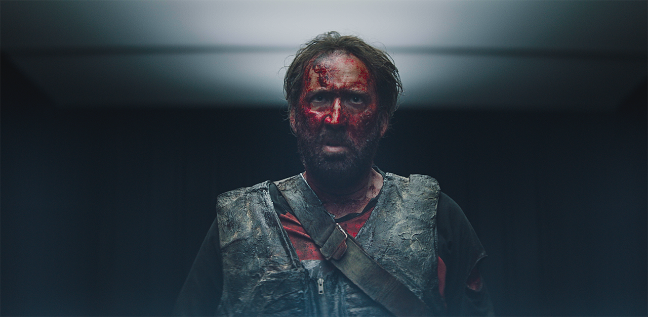 Nicolas Cage mit Blut im gesicht