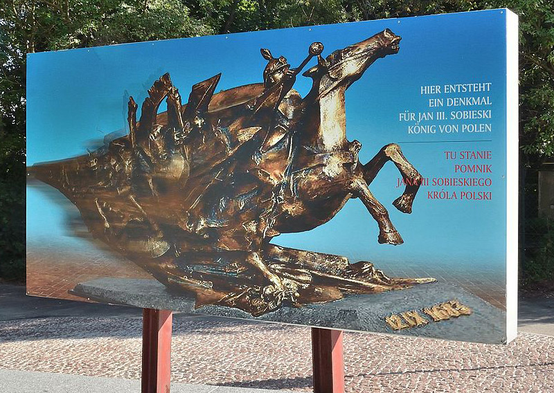 Im Internet kursiert des nun abgelehnten Denkmals für Sobieski