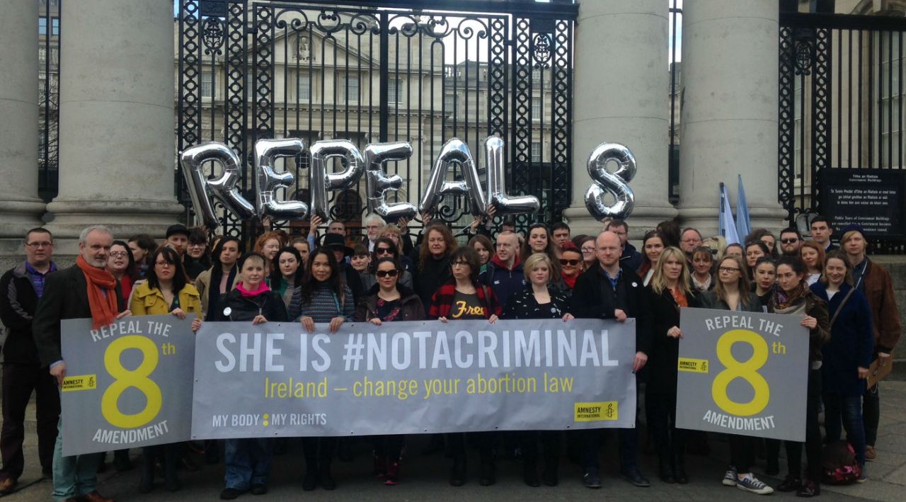 Demo in Irland gegen Abschaffung der Abtreibung
