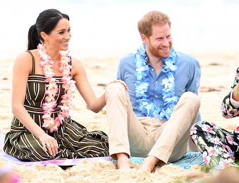Prinz Harry und Herzogin Meghan am Bondi Beach