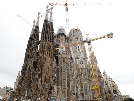 Die Sagrada-Familia-Kathedrale von Antoni Gaudi