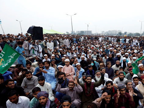 Islamisten protestieren in Pakistan gegen den Freispruch der Christin Asia Bibi