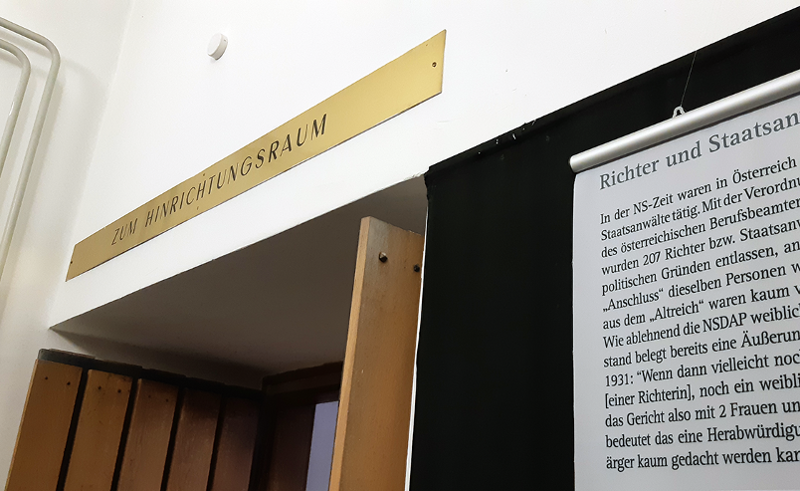 NS-Hinrichtungsraum im Wiener Landesgericht