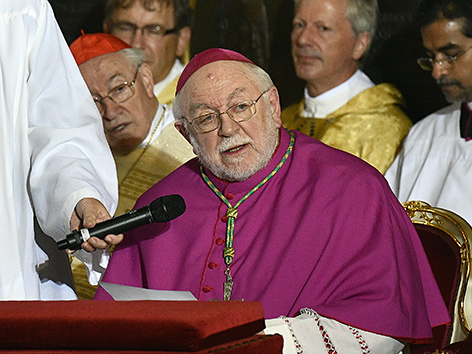 Der apostolische Nuntius Erzbischof Peter Stephan Zurbriggen