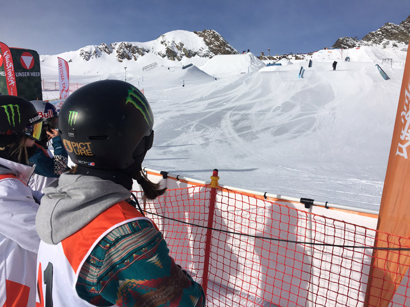 Bilder vom Freeski Weltcup am Stubaier Gletscher