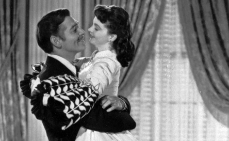 Clark Gable und Vivien Leigh in "Vom Winde verweht"