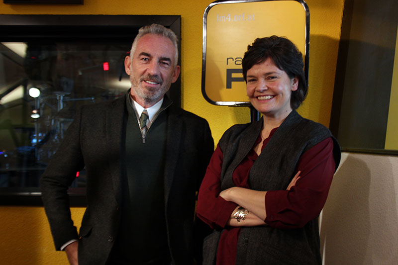Kate Raworth and Tim Jackson in the FM4 STudio