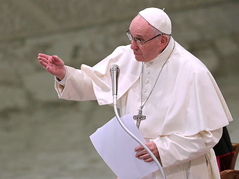 Papst Franziskus hat bei seiner Weihnachtsansprache vor der Römischen Kurie