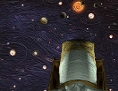 Künstlerische Illustration des Kepler-Teleskops