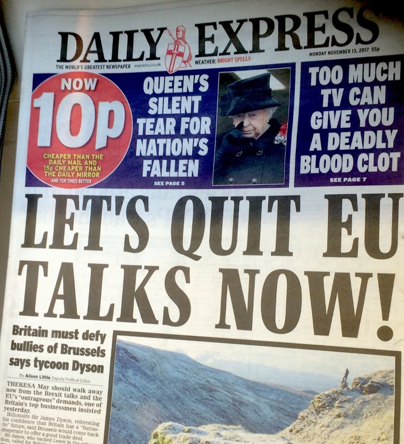 Dyson sagt "Let's quit EU talks now"