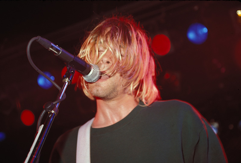 Nirvana-Sänger Kurt Cobain (Hollywood 1991)