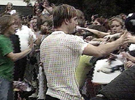 Take That mit Fans am Trennungstag 1996
