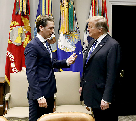 Sebastian Kurz und Donald Trump