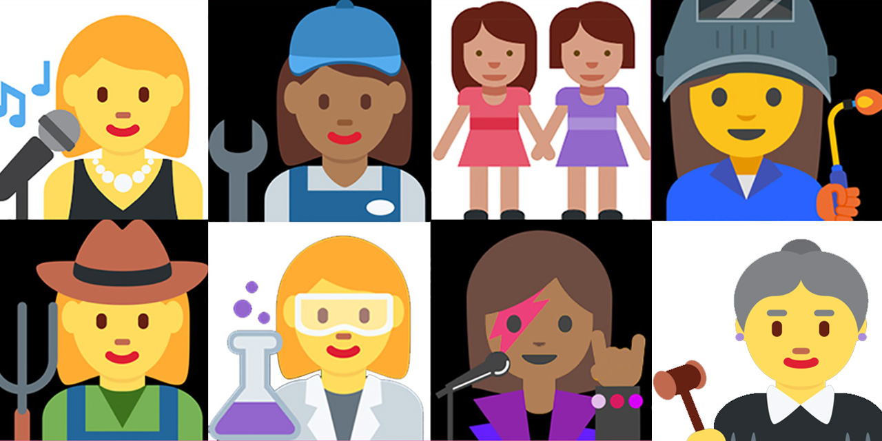 Frauen Emojis Berufe