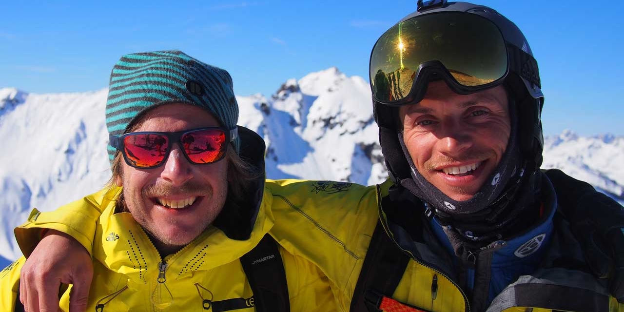 Bergführer Toni Moßhammer und Guido Unterwurzacher