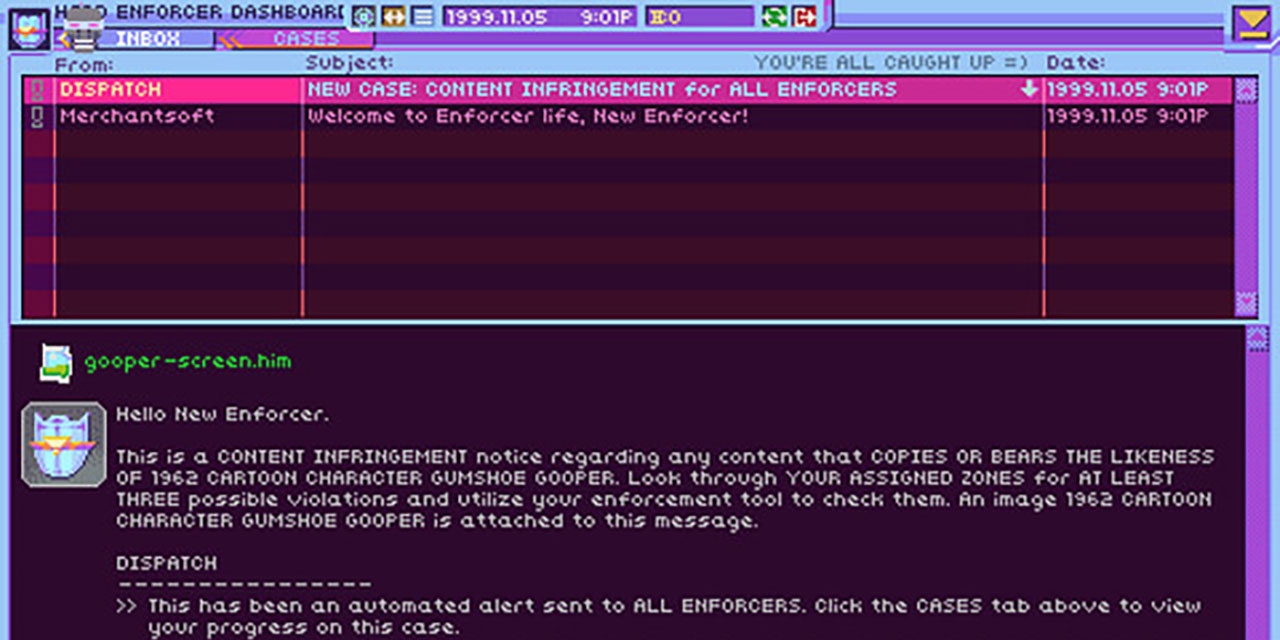 Game Hypnospace Outlaw