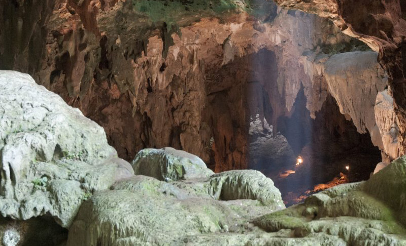 Die Cavo-Höhle auf den Philippinen