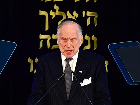 Der Präsident des Jüdischen Weltkongresses (WJC), Ronald Lauder