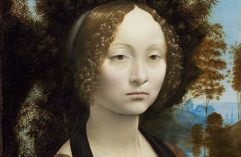 Ginevra de' Benci in der National Gallery of Art