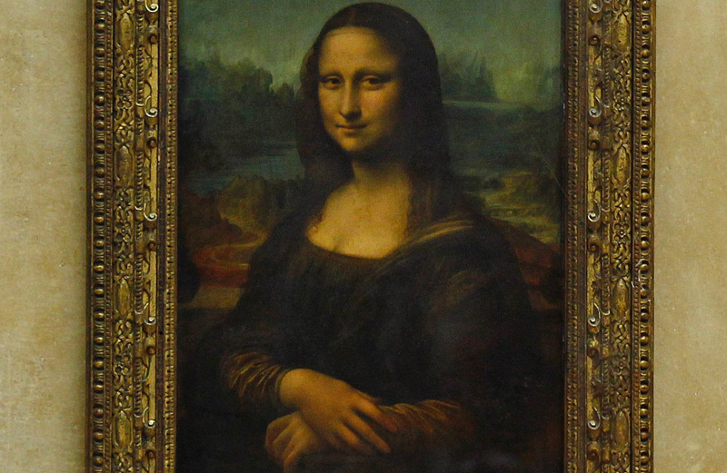 Die Mona Lisa im Pariser Louvre