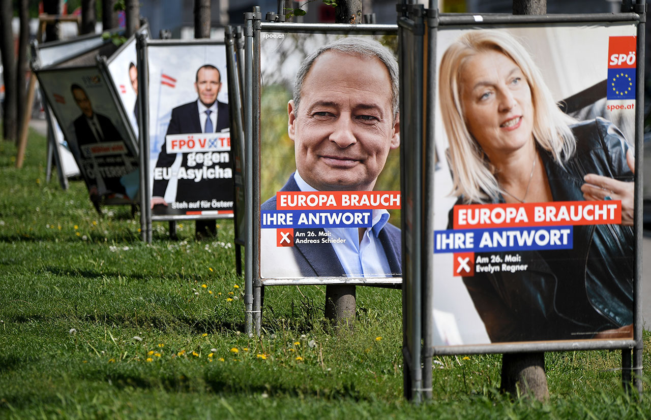EU-Wahl Wahlplakate
