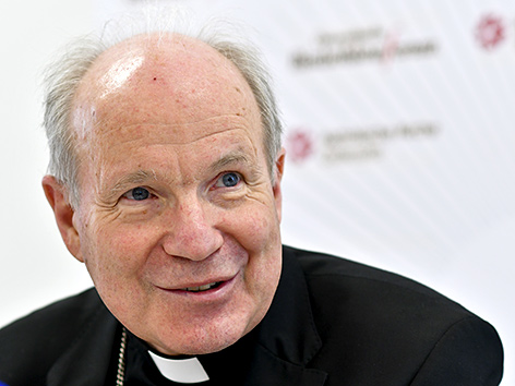 Kardinal Christoph Schönborn am Freitag, 22. März 2019, im Rahmen der Pressekonferenz "Ergebnisse der Bischofskonferenz" in Wien