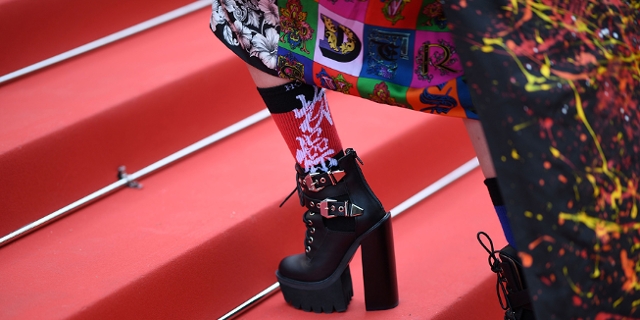 Cannes Schuhe am Red Carpet